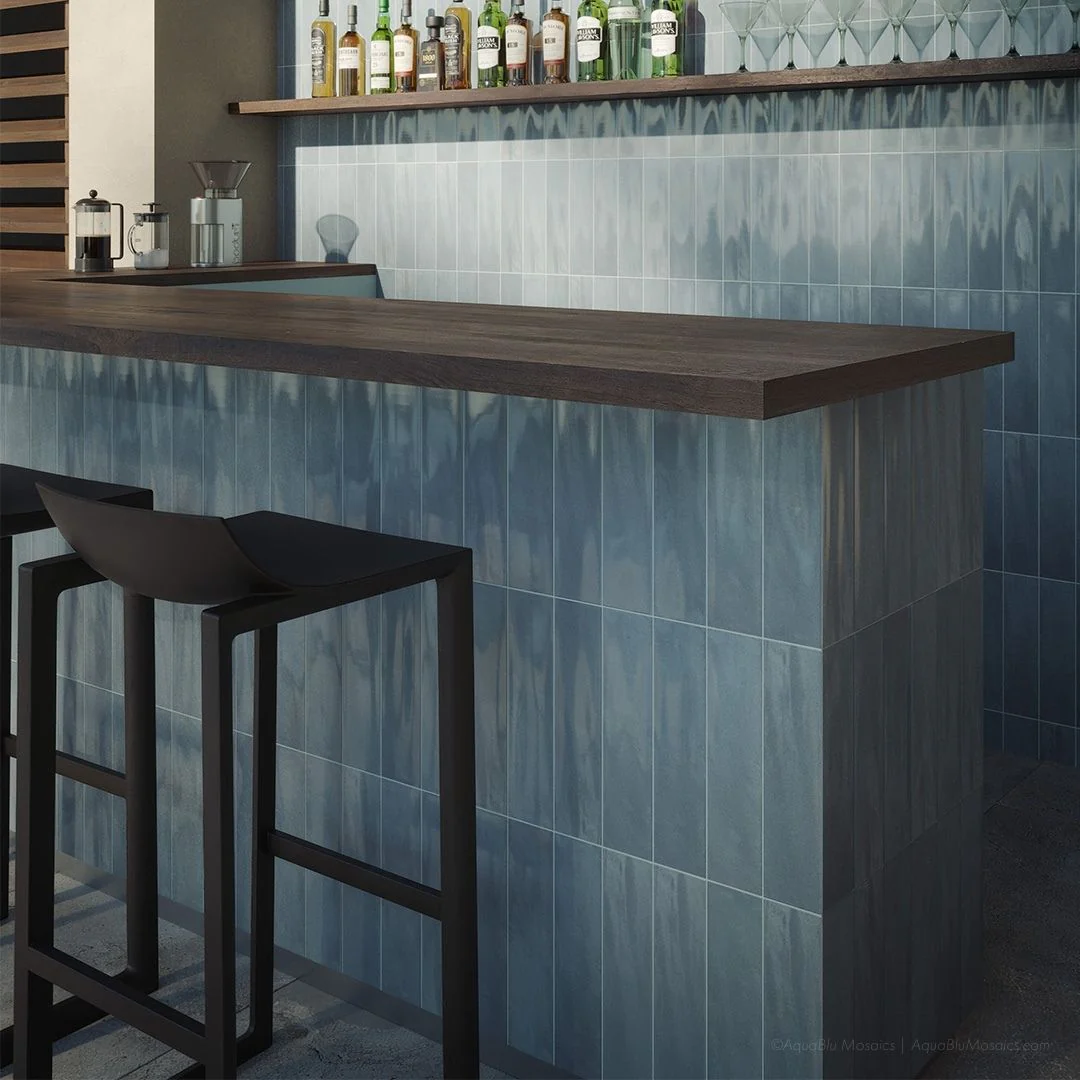 Harborside Symphony Blue, 3" x 12" - Porcelain Tile - Image 3