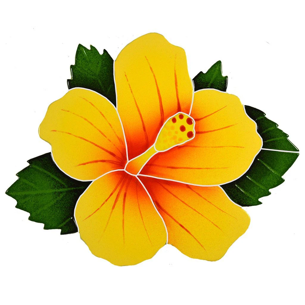 Hibiscus - Yellow - Pool Mosaic