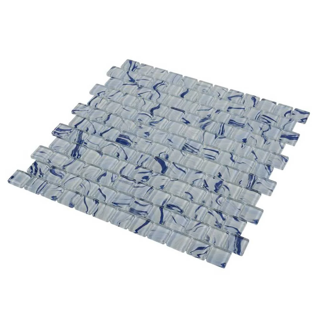 High Tide Sky Blue, 1" x 1" - Glass Tile - Image 3