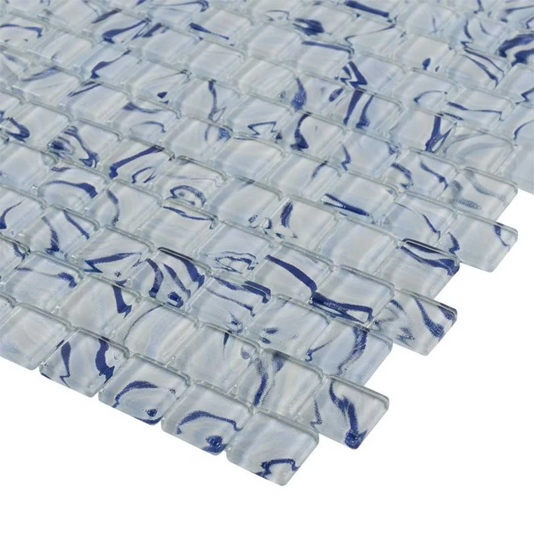 High Tide Sky Blue, 1" x 1" - Glass Tile - Image 4