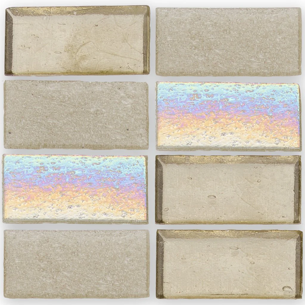 Honeycomb, 1" x 2" Stacked - Glass Tile - Image 3