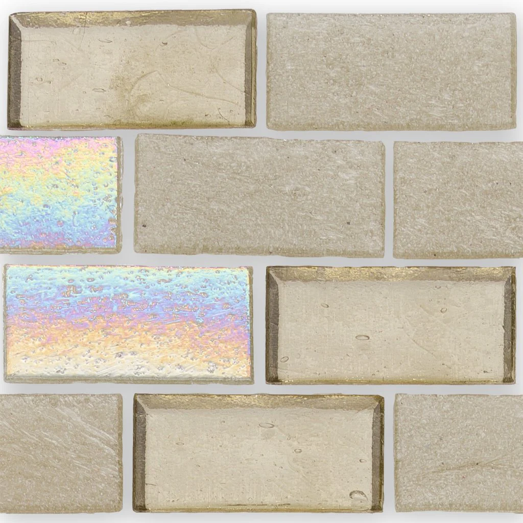 Honeycomb, 1" x 2" Staggered - Glass Tile - Image 3