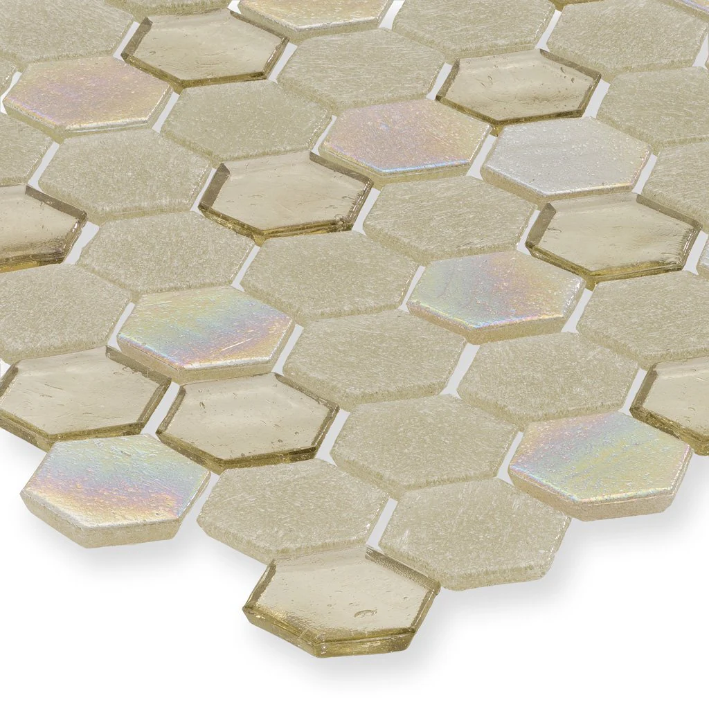Honeycomb, Hexagon Mosaic - Glass Tile - Image 2