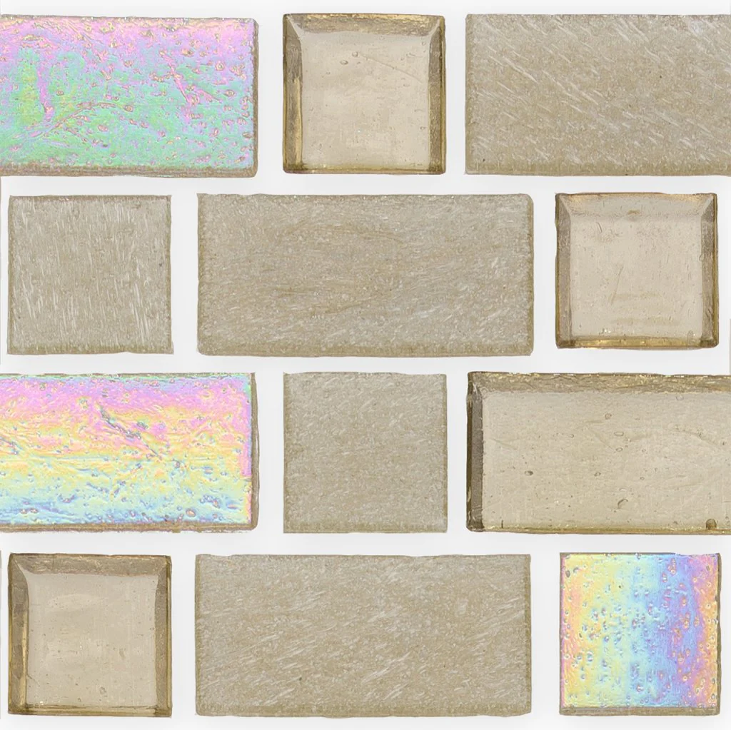 Honeycomb, Morse - Glass Tile - Image 3