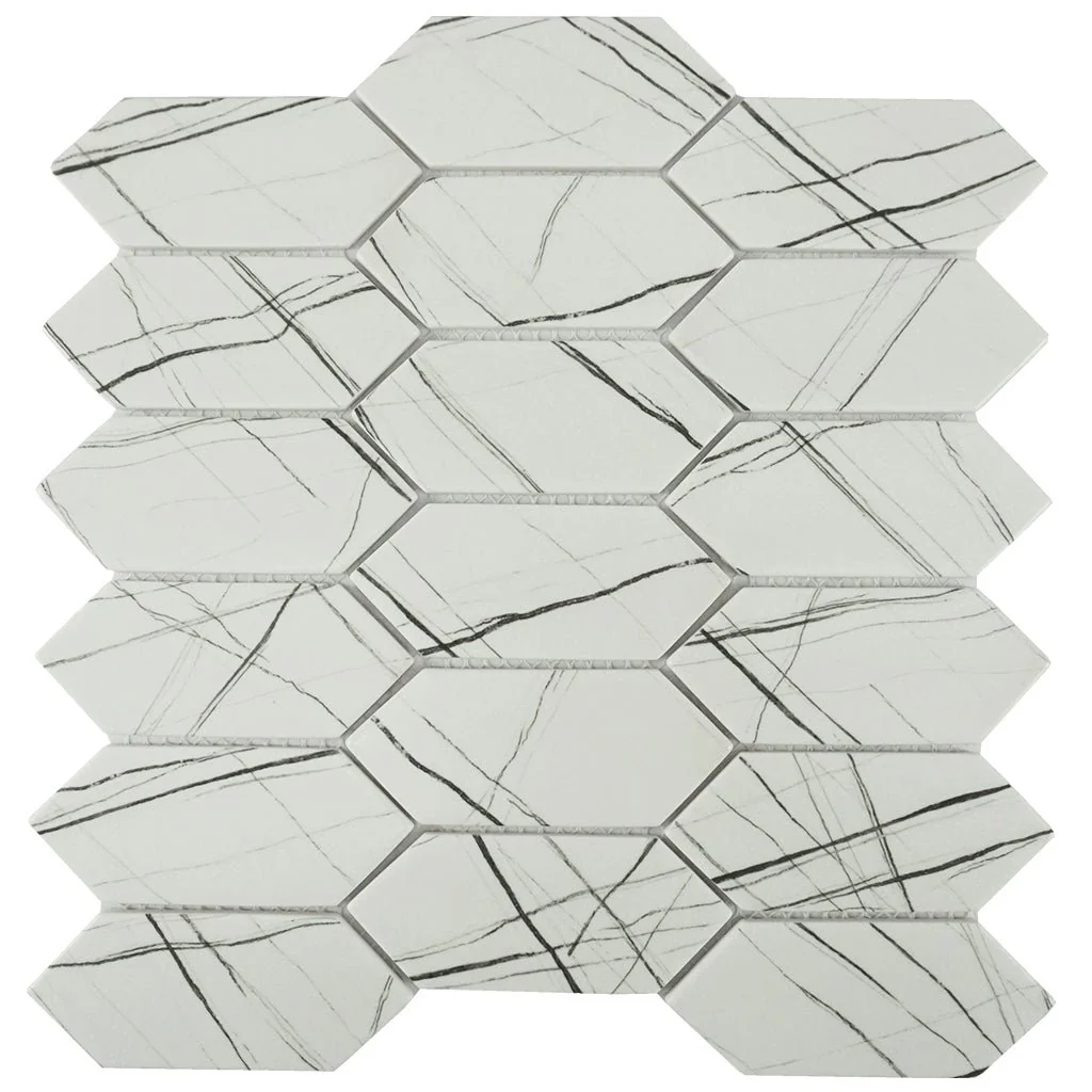 Howlite, 2" x 4" - Glass Tile