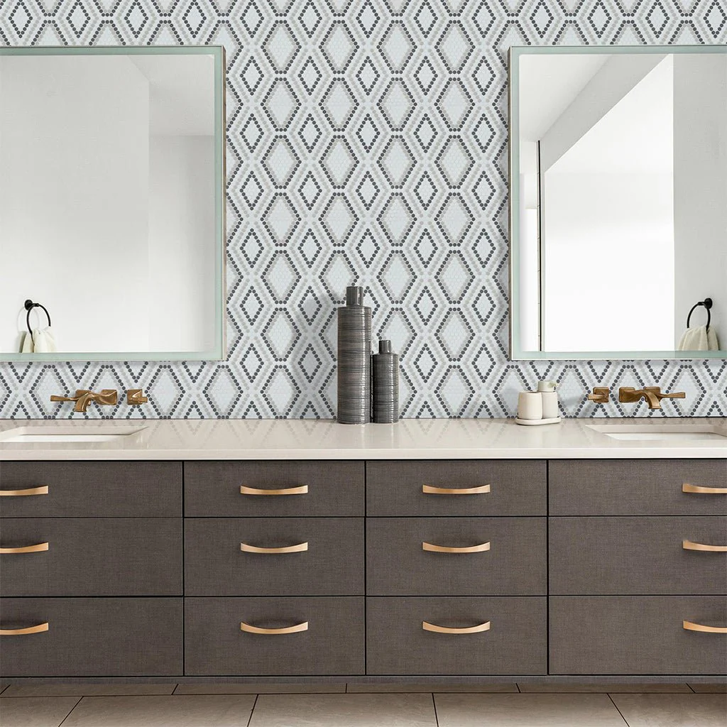 Hydra, Hexagon Mosaic - Glass Tile - Image 2