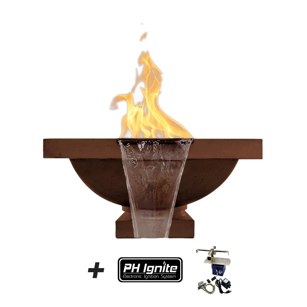 Ibiza Fire/Water Bowl - Gas Fire Feature - Image 13