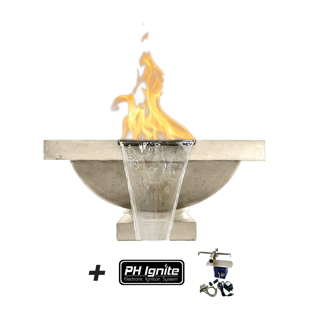 Ibiza Fire/Water Bowl - Gas Fire Feature - Image 15