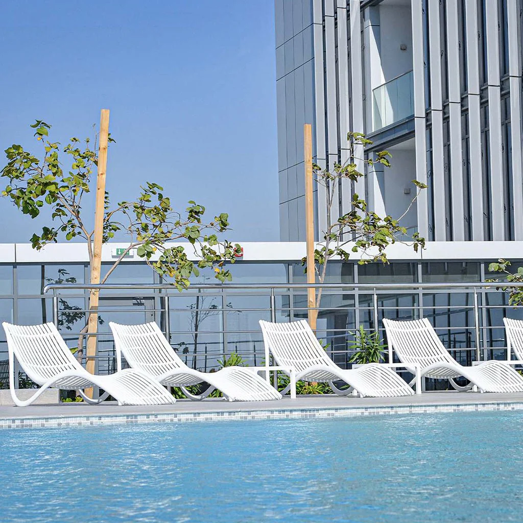 Ibiza Sun Lounger - Modern Pool Lounge Chair - Image 13