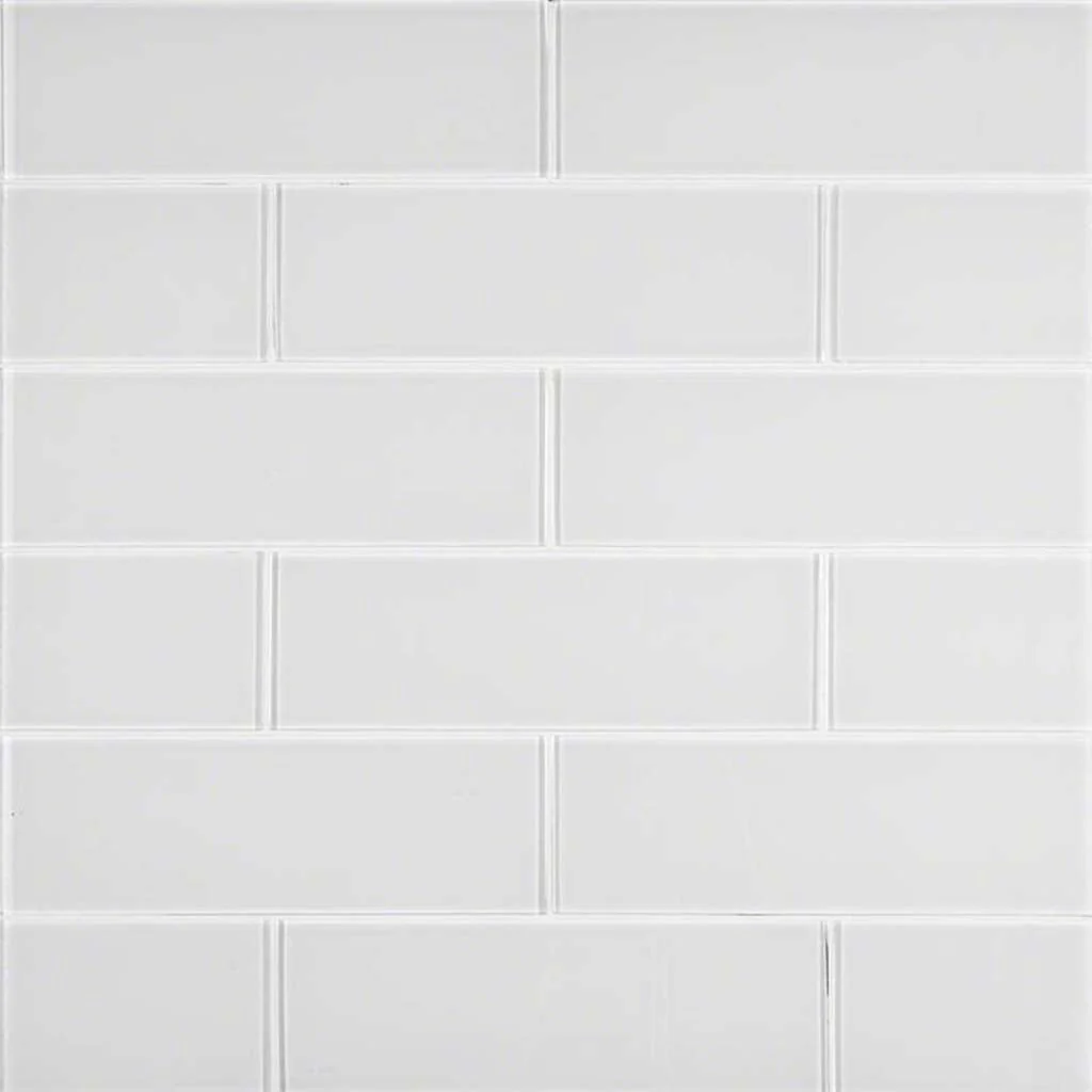 Ice, 4" x 12" - Glass Tile