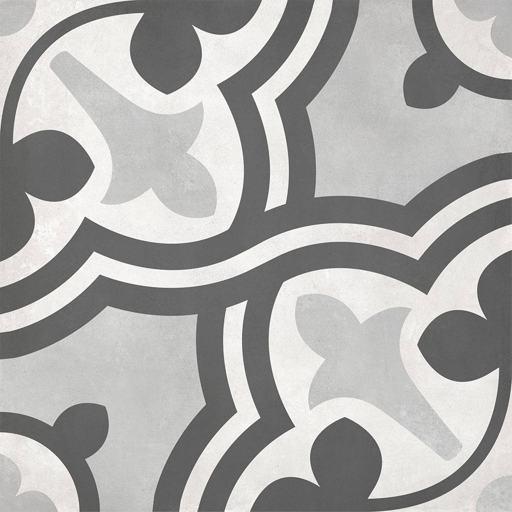 Ice Baroque, 8" x 8" - Porcelain Tile - Image 2