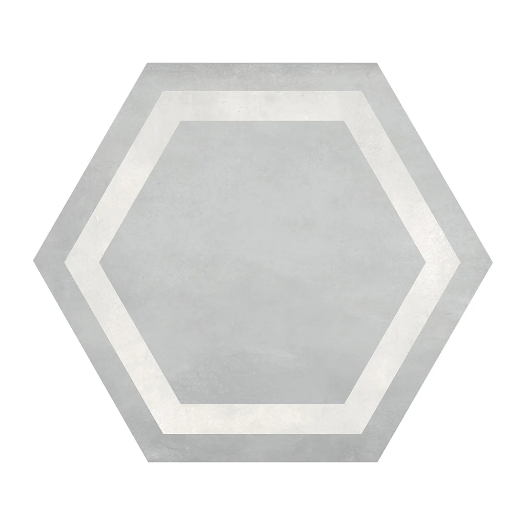 Ice Frame, Hexagon - Porcelain Tile