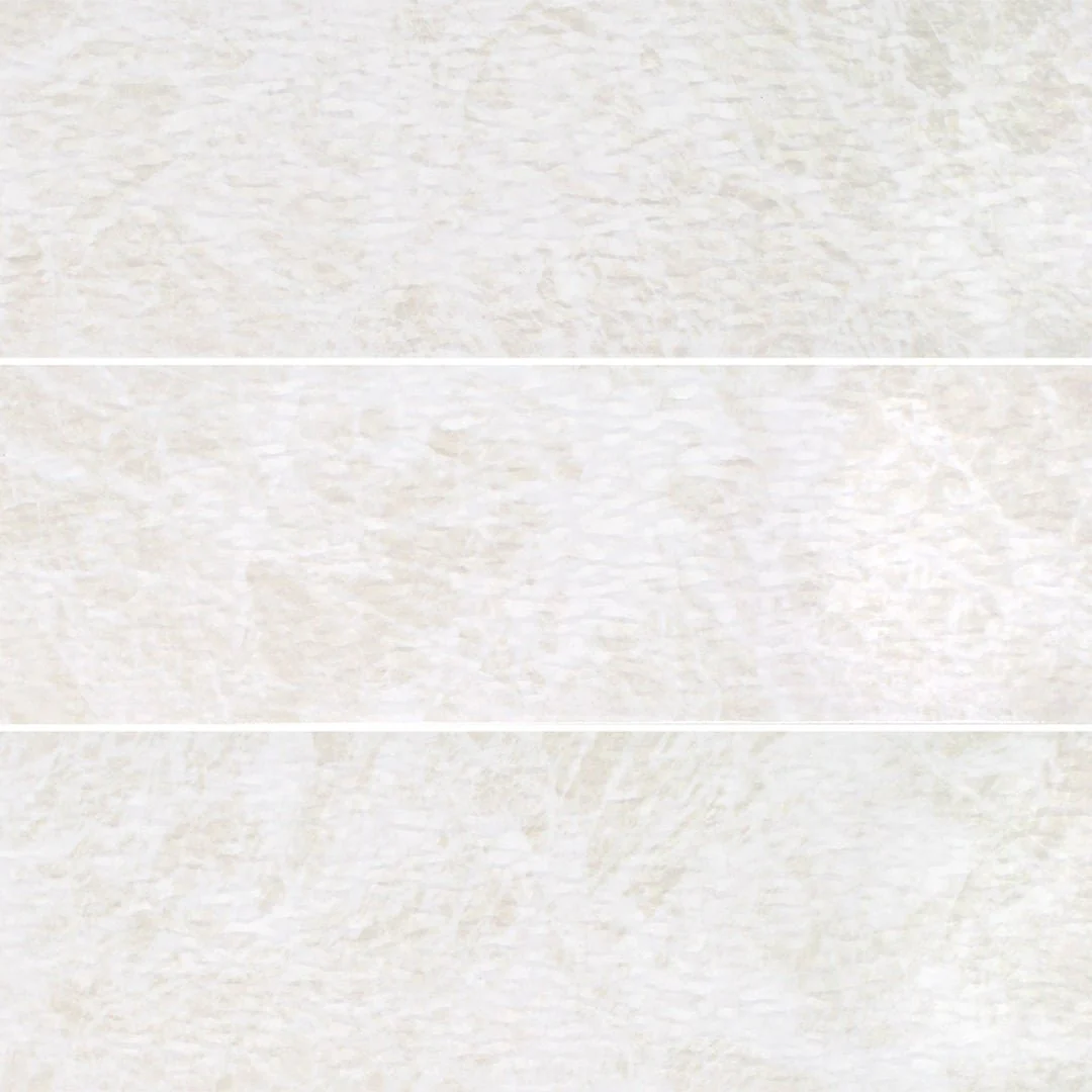 Ice White Glossy, 6" x 24" - Porcelain Tile - Image 2