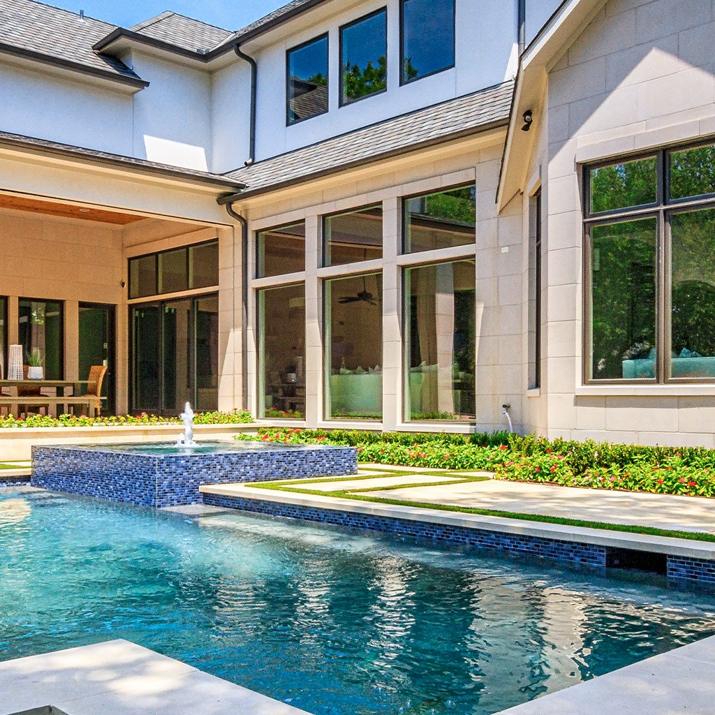 Indigo, 7/8" x 1-7/8" - Porcelain Pool Tile - Image 6
