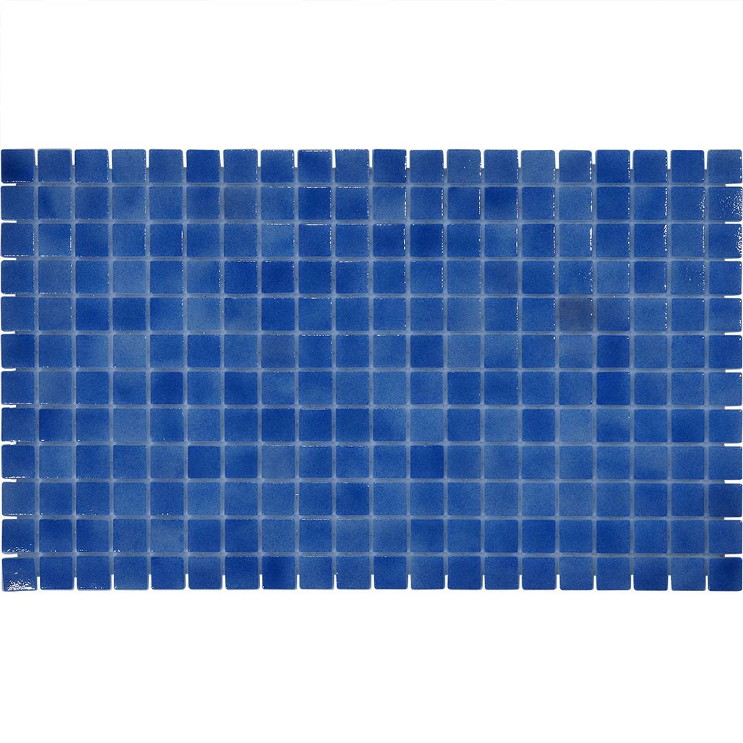 Indigo Ebb, 1" x 1" - Glass Tile