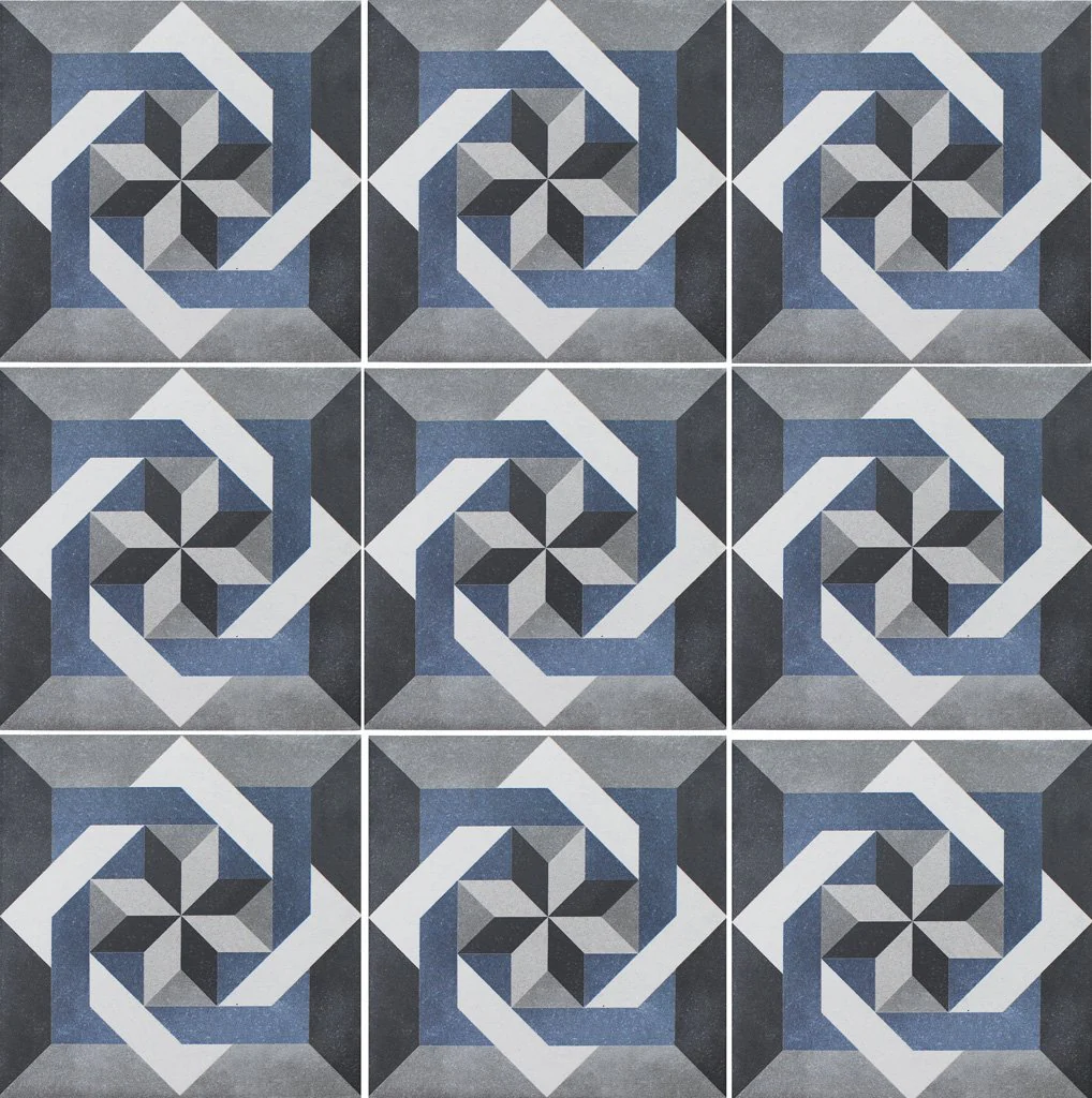 Isabelle, 6" x 6" - Porcelain Pool Tile - Image 2