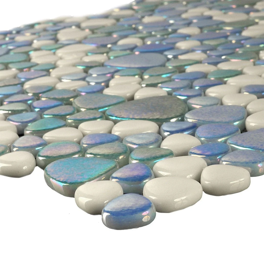 Island, Mixed Pebble - Glass Tile - Image 2