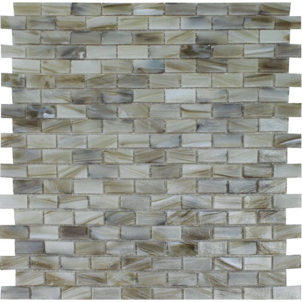 Jade 1/2" x 1" Mosaic - Glass Tile