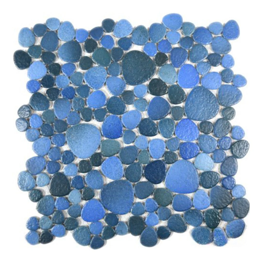 Jade Blue, Mixed - Porcelain Pool Tile