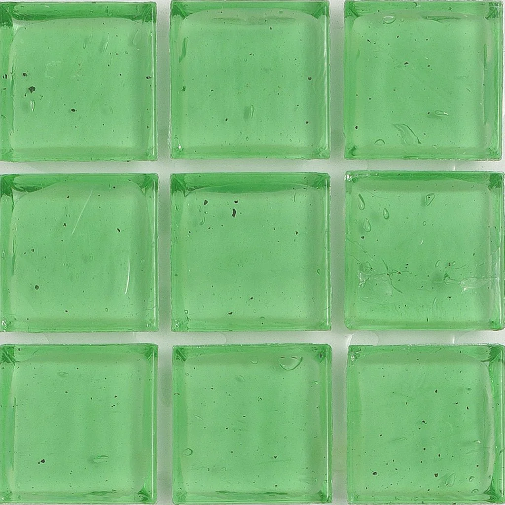 Jade Clear, 1" x 1" - Glass Tile