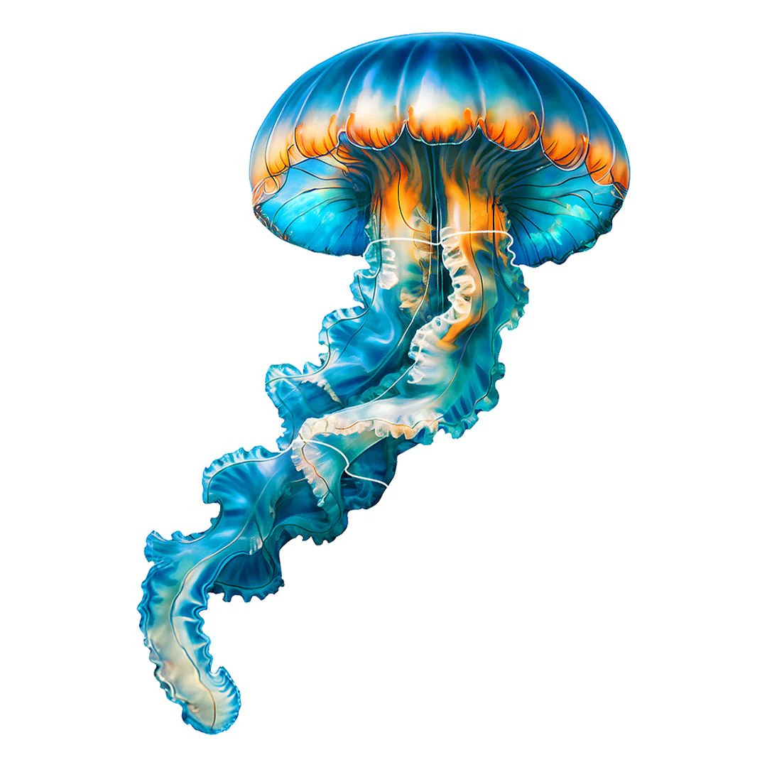 Jellyfish B - Pool Mosaic