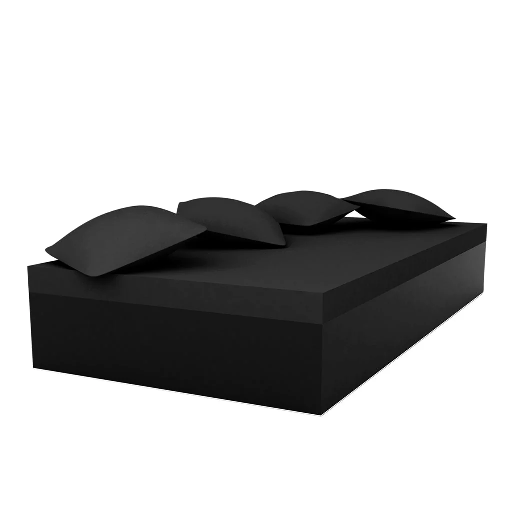 Jut Chill Single Daybed with Pillows - Modern Patio Furniture - Image 5