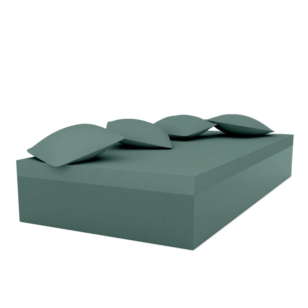Jut Chill Single Daybed with Pillows - Modern Patio Furniture - Image 9