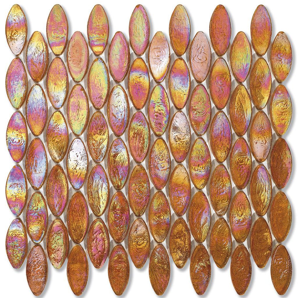 Jute Domes, 2" x 7/8" - Glass Tile