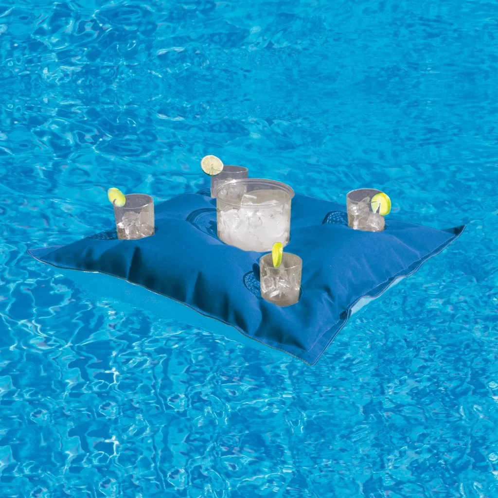 Kai Cocktail Caddy, Pacific Blue - Luxury Pool Accessory - Image 5