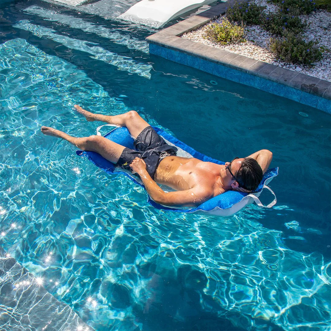 Kai Water Hammock, Pacific Blue - Luxury Pool Float - Image 6
