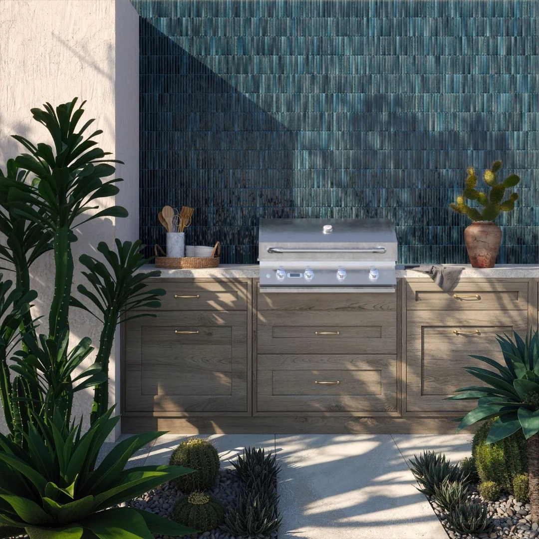 Kit-Kat Ocean, 4.5" x 9.1" - Porcelain Tile - Image 4