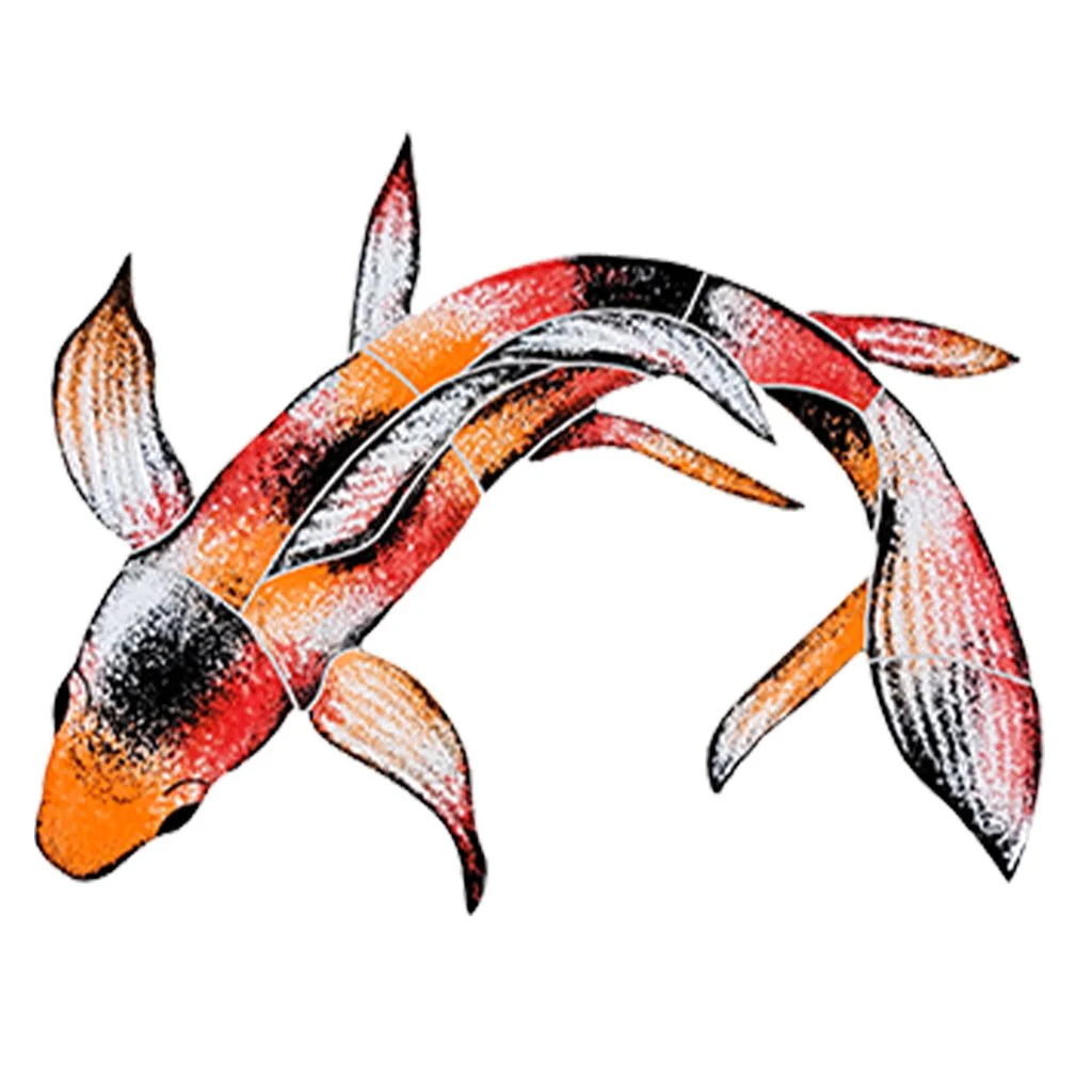 Koi Fish A - Pool Mosaic