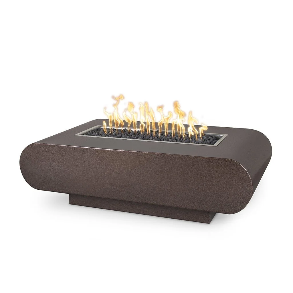 La Jolla 84" Fire Table, Powder Coated Metal - Fire Pit - Image 2