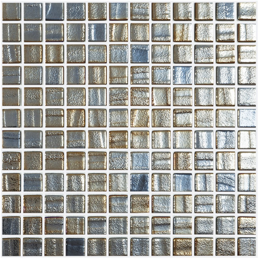 Laguna Black, 1" x 1" - Glass Tile