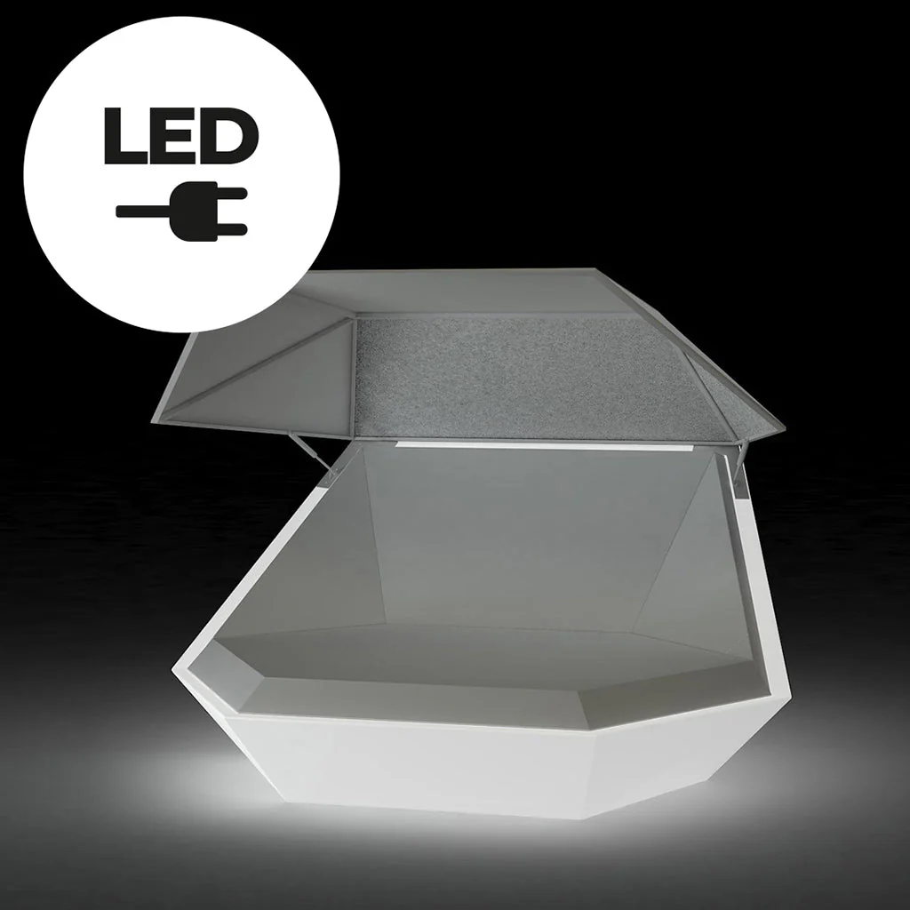 Faz Daybed with Canopy, LED  - Modern Patio Furniture - Image 5