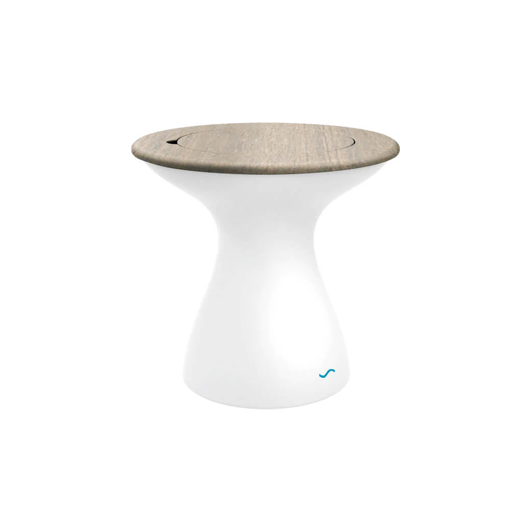 Ledge Lounger Autograph Tall Ice Bin Side Table - Pool & Patio Table - Image 12