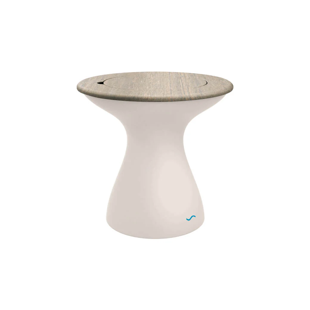 Ledge Lounger Autograph Tall Ice Bin Side Table - Pool & Patio Table - Image 16