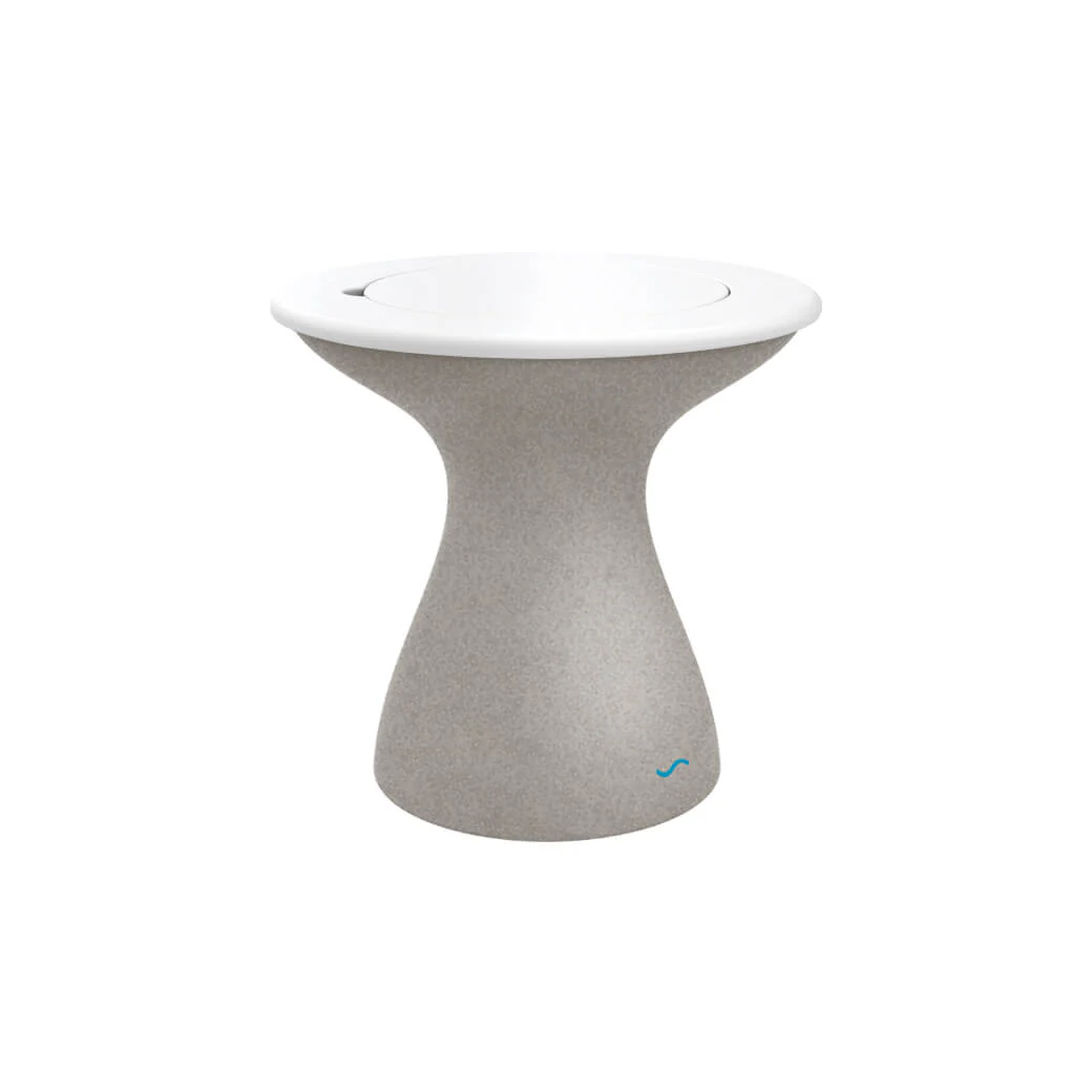 Ledge Lounger Autograph Tall Ice Bin Side Table - Pool & Patio Table - Image 17