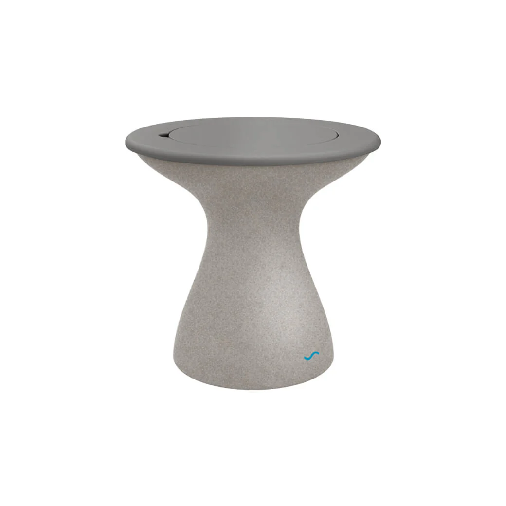 Ledge Lounger Autograph Tall Ice Bin Side Table - Pool & Patio Table - Image 18