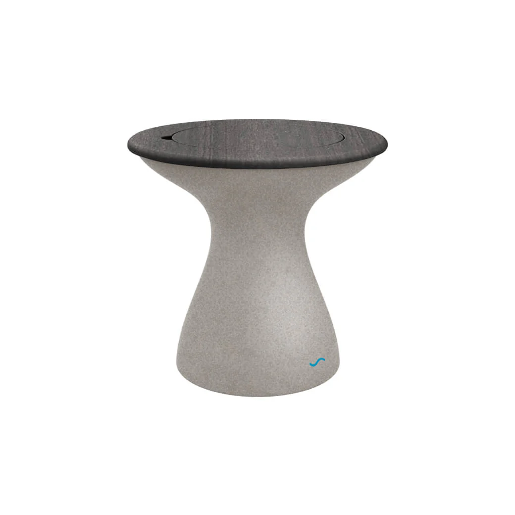 Ledge Lounger Autograph Tall Ice Bin Side Table - Pool & Patio Table - Image 19