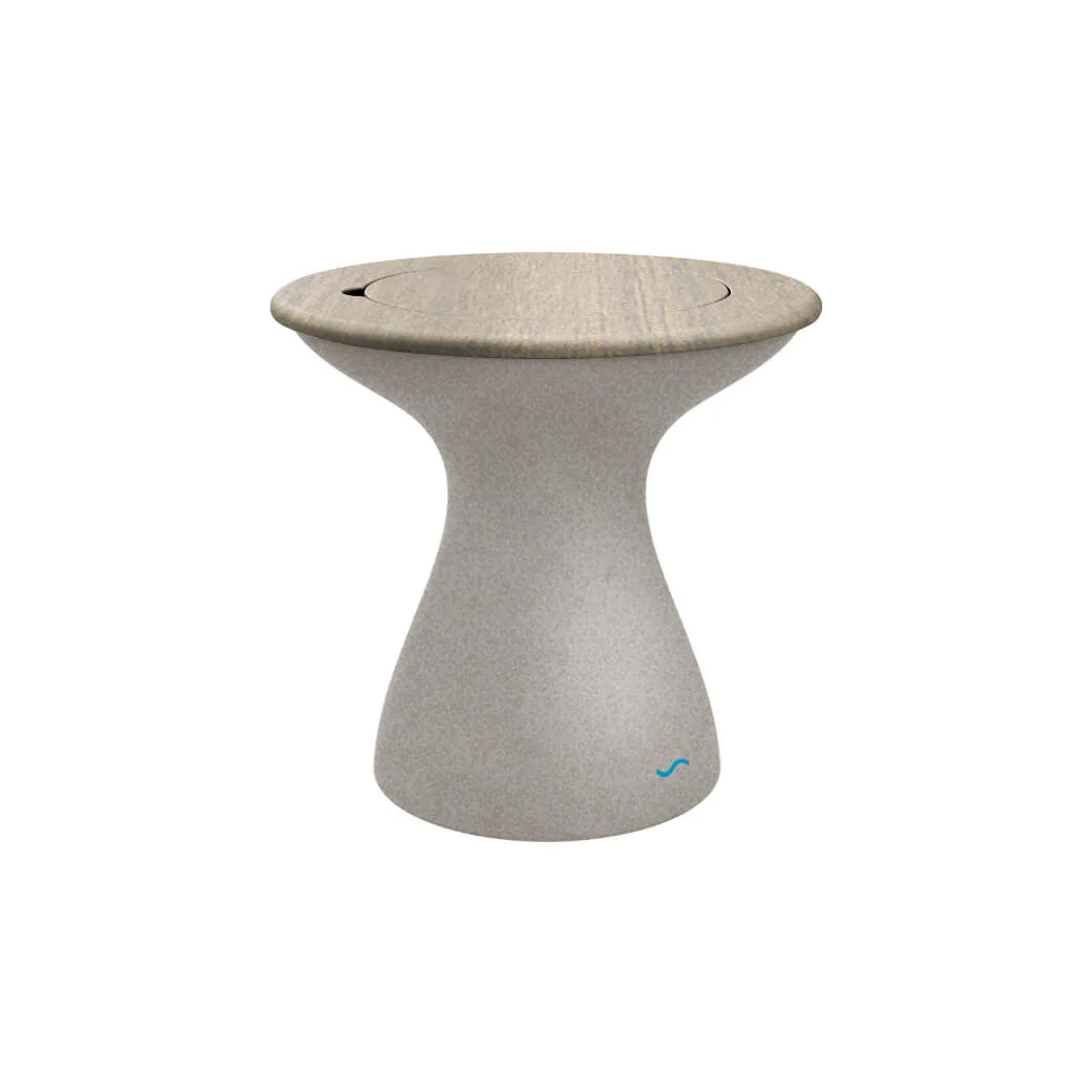 Ledge Lounger Autograph Tall Ice Bin Side Table - Pool & Patio Table - Image 20
