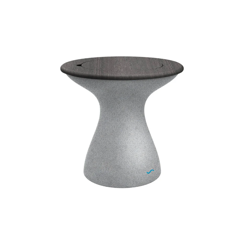Ledge Lounger Autograph Tall Ice Bin Side Table - Pool & Patio Table - Image 23