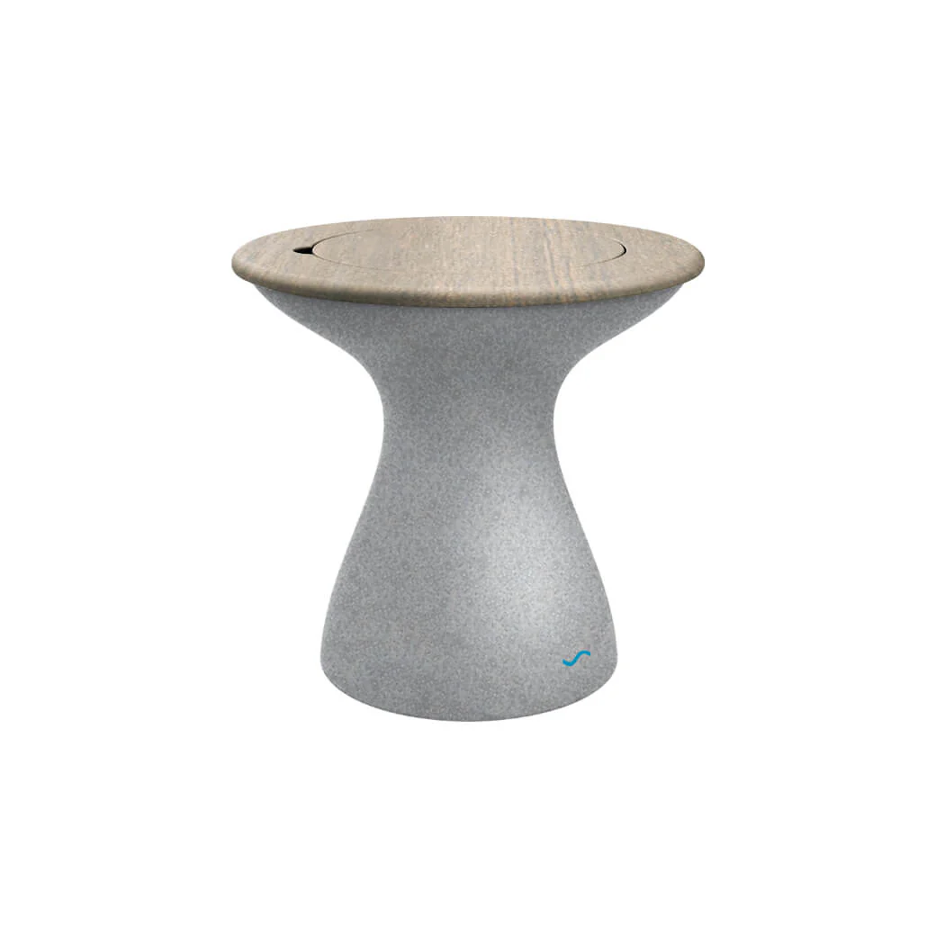 Ledge Lounger Autograph Tall Ice Bin Side Table - Pool & Patio Table - Image 24