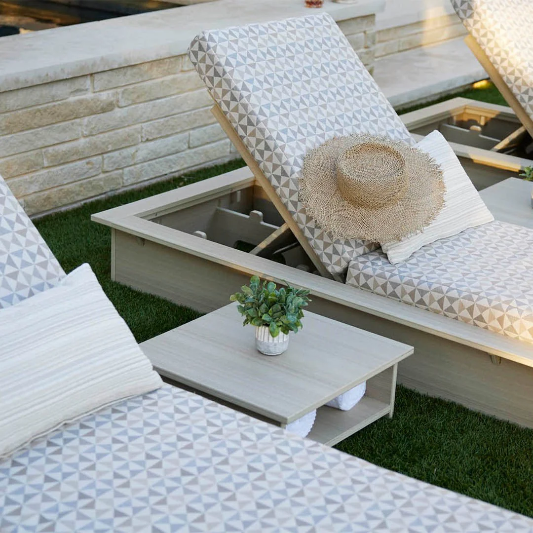 Ledge Lounger Echo Side Table - Patio Table - Image 3