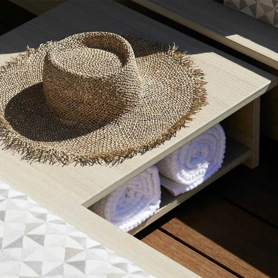 Ledge Lounger Echo Side Table - Patio Table - Image 5