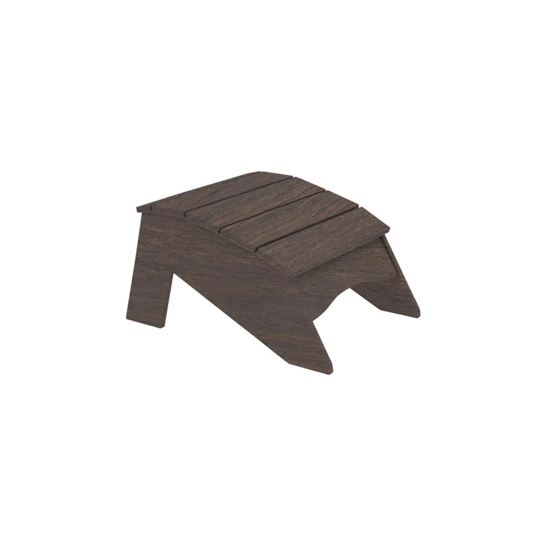 Ledge Lounger Legacy Adirondack Ottoman - Luxury Patio Furniture - Image 12