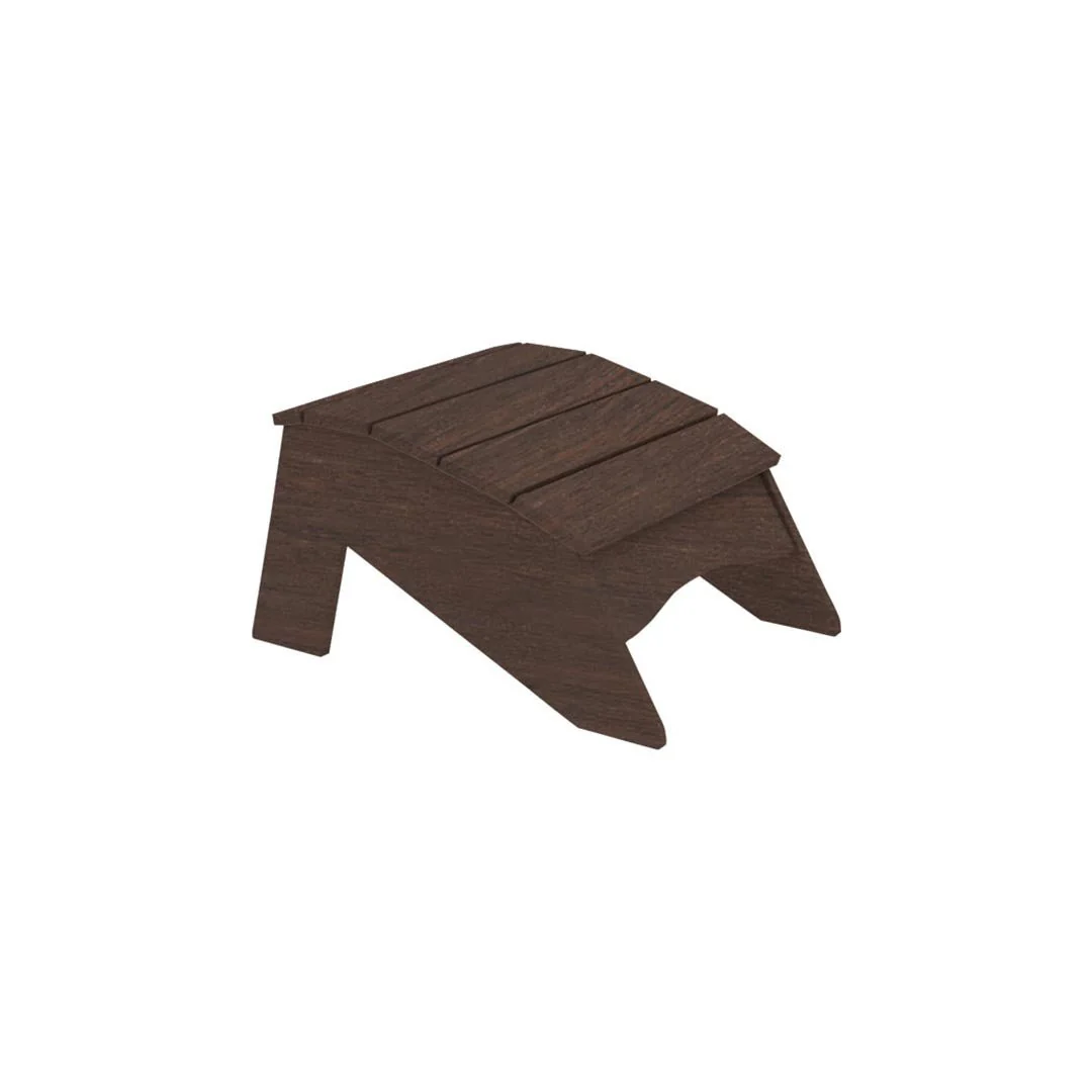 Ledge Lounger Legacy Adirondack Ottoman - Luxury Patio Furniture - Image 14