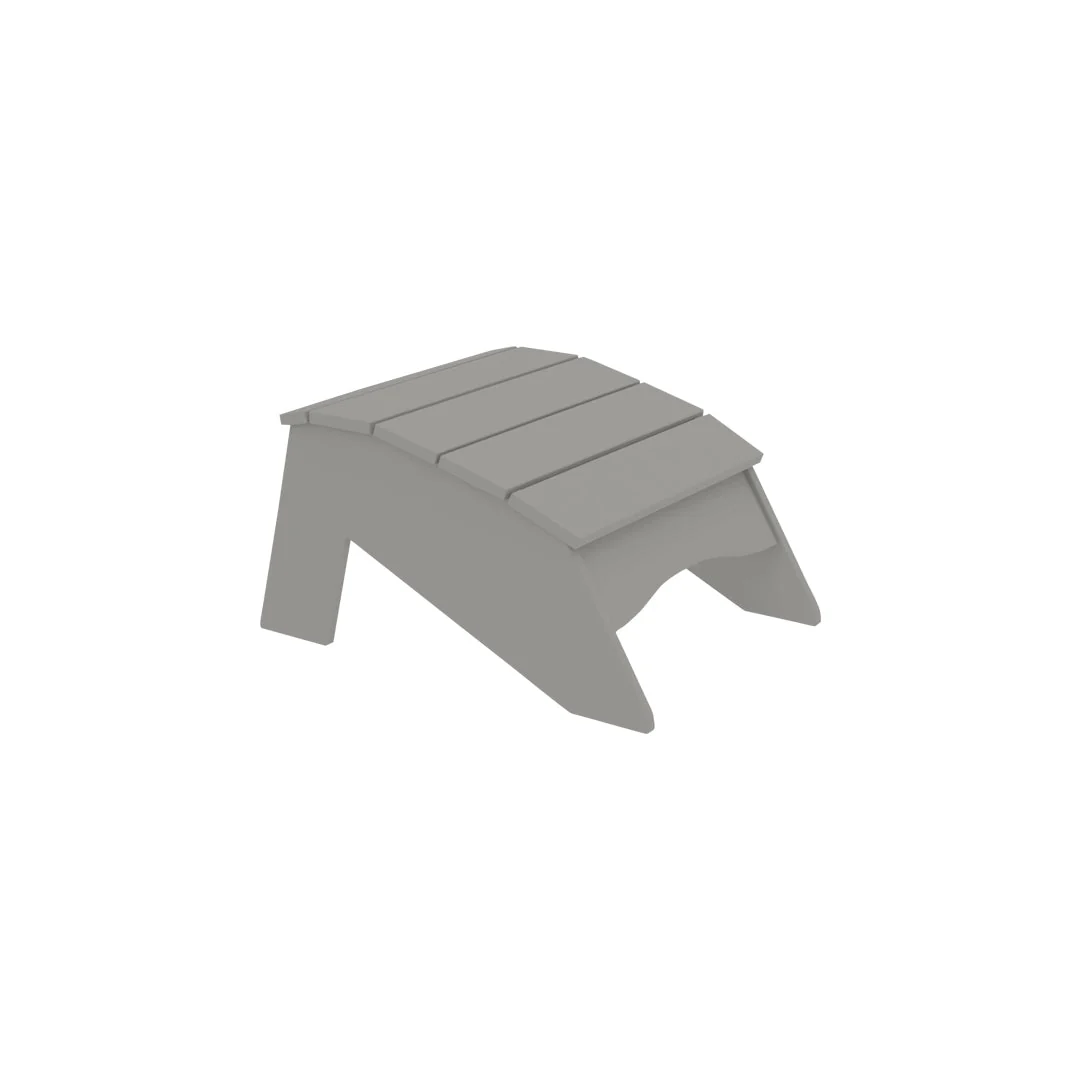 Ledge Lounger Legacy Adirondack Ottoman - Luxury Patio Furniture - Image 6