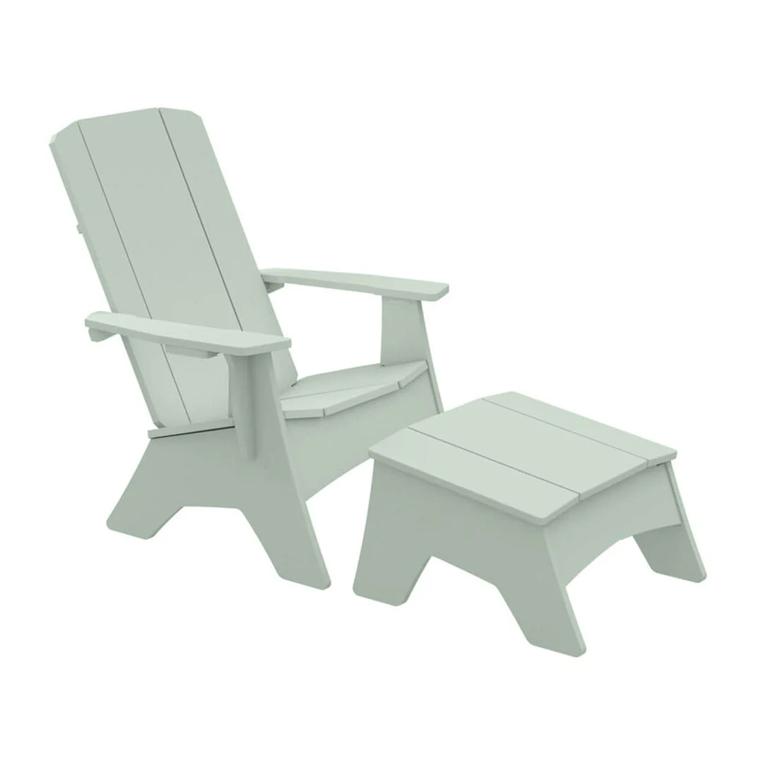 Ledge Lounger Mainstay Adirondack Chair with Ottoman - Luxury Patio Furniture - Image 11