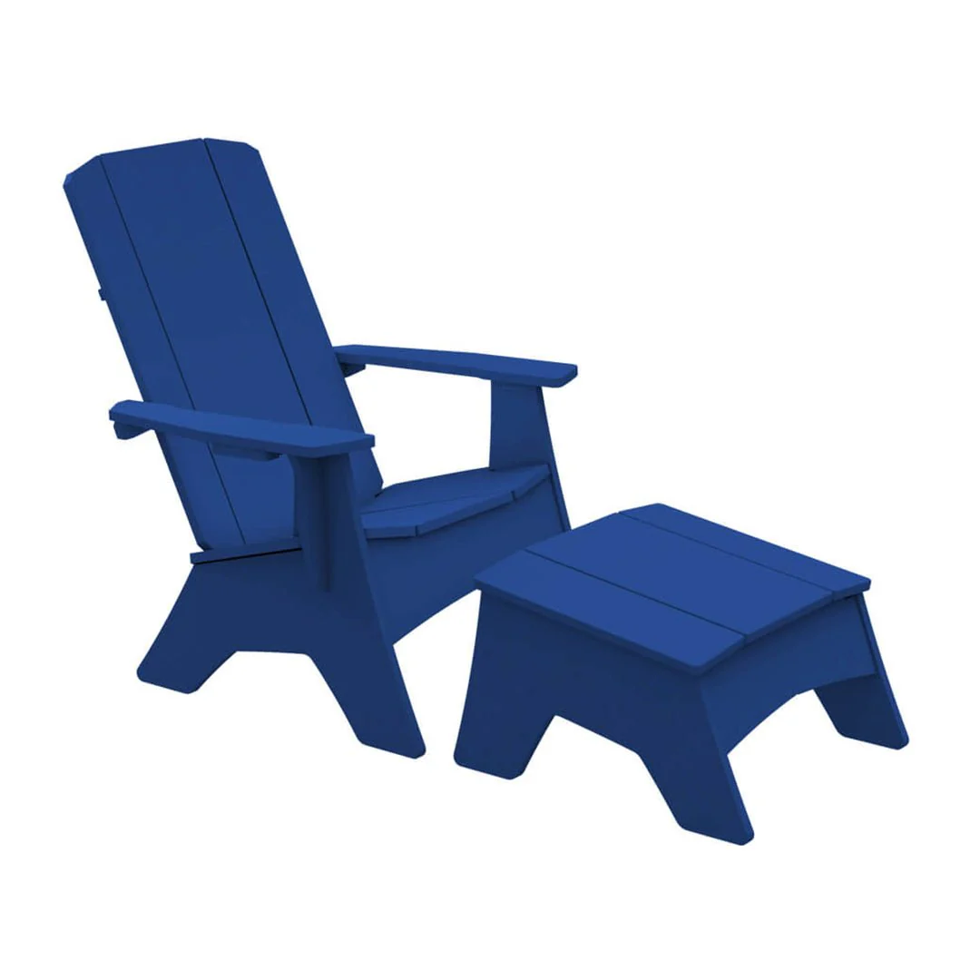 Ledge Lounger Mainstay Adirondack Chair with Ottoman - Luxury Patio Furniture - Image 13